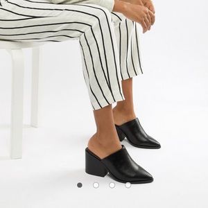 Size 7 Matt&Nat black mules